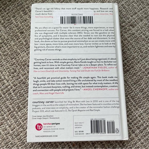 Soulful Simplicity Book with Floral Design - Picture 3 of 3